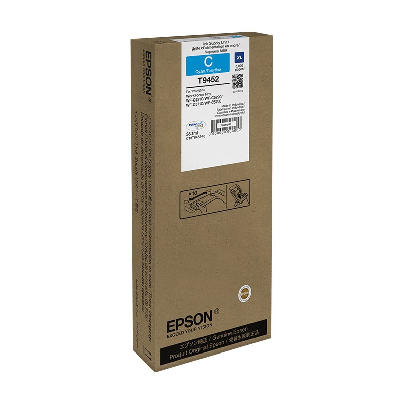 EPSON Encre Cyan XL T9452