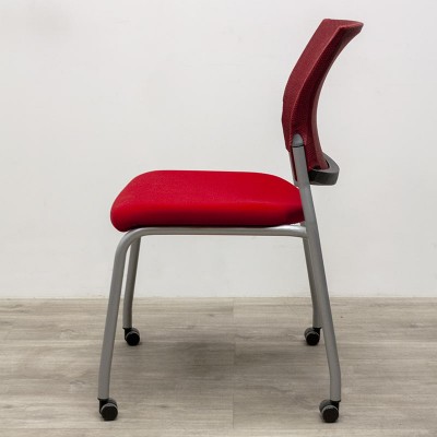 Chaise KLOBER VEO 47 Rouge 