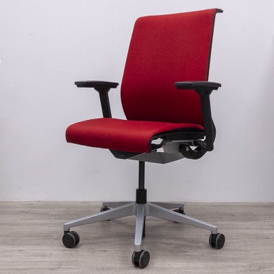 Steelcase Think V1 Rouge F./Gris 1D