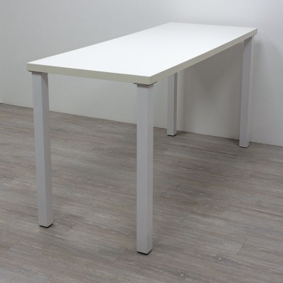 Table haute L180 H91 Blanc