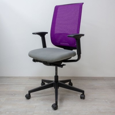 Steelcase Reply Air 1D Gris/ Violet