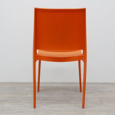 Chaise 4 pieds en plastique Orange