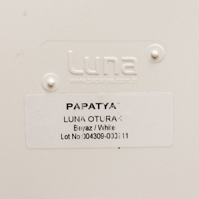 Chaise PAPATYA Luna Blanc et rouge