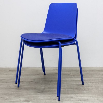 Chaise ENEA Lottus 4 pieds Bleu