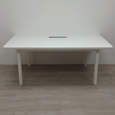 Table trapèze L180 Blanc
