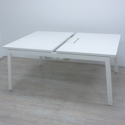 Bench 2 postes Forma 5 L120 Blanc