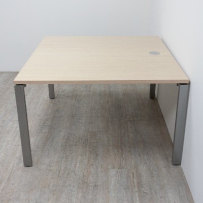 Table L120 Gris / Chêne