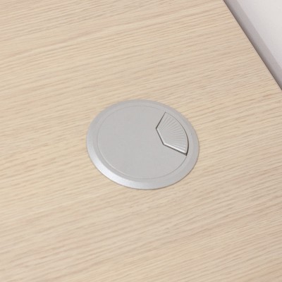 Table L120 Gris / Chêne