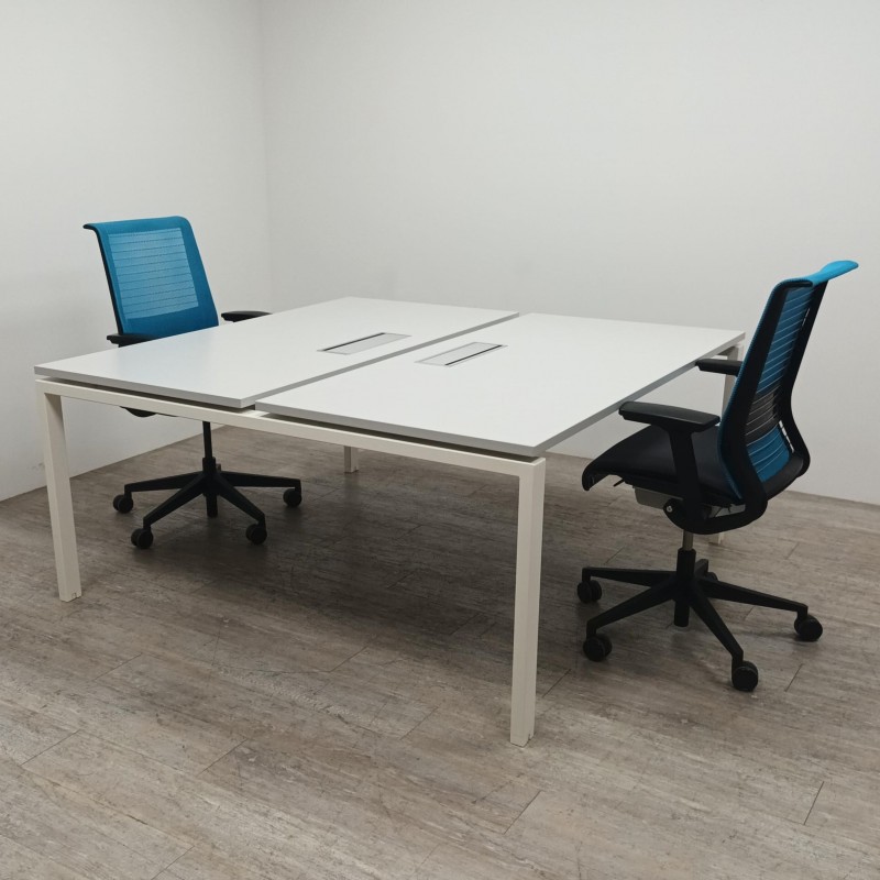 Bench Majencia 2 Postes L160 Gris