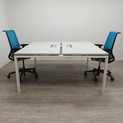 Bench Majencia 2 Postes L160 Gris