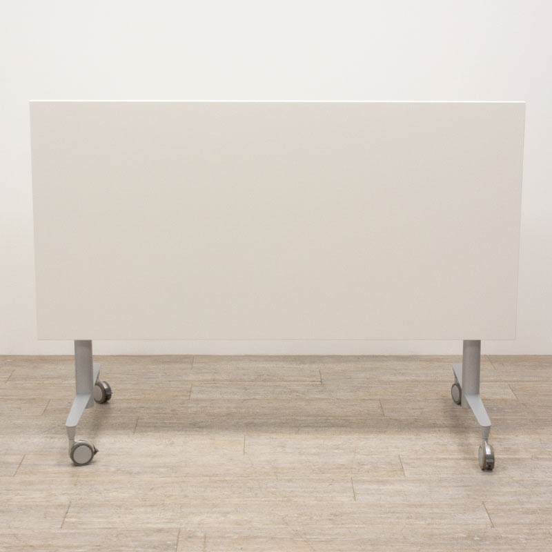 Table abattante L160 Blanc / Gris