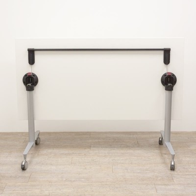 Table abattante L160 Blanc / Gris