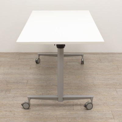 Table abattante L160 Blanc / Gris