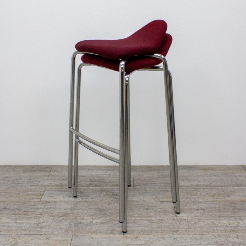 Tabouret Haut Bordeaux