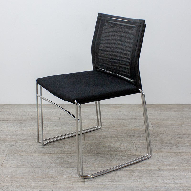 Chaise visiteur Noir