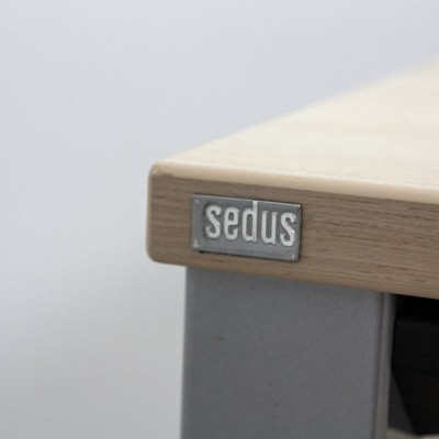 Table à roulettes Sedus Chêne