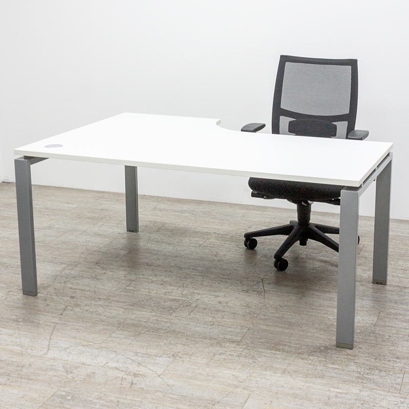 Buronomic Astro droite L160 Blanc