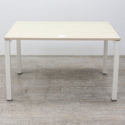 Bureau droit L120 Frêne blanc+ obt.