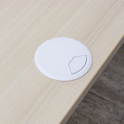 Bureau droit L120 Frêne blanc+ obt.