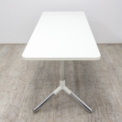 Materia Table L180 Blanc / Chromé