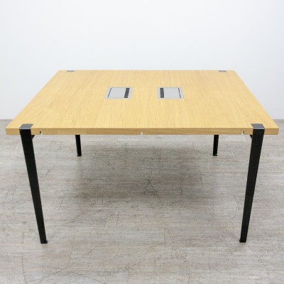 Table Tiptoe L140 Noir/Chêne