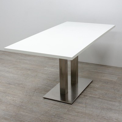 Pedrali Table Inox L160 Blanc