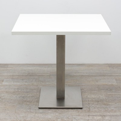 Pedrali Table Inox L80 Blanc