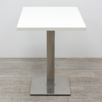 Pedrali Table Inox L80 Blanc