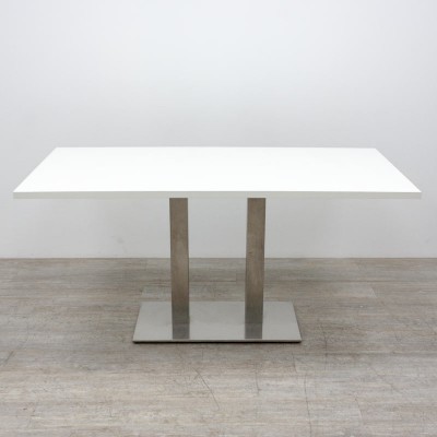 Pedrali Table Inox L160 Blanc