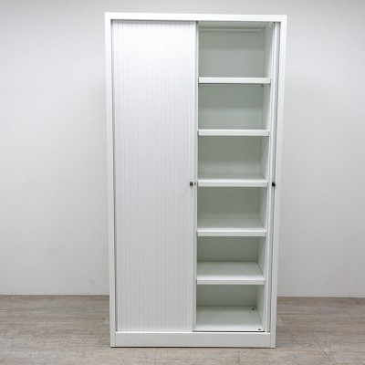 Armoire Haute L100 12 cases Blanc