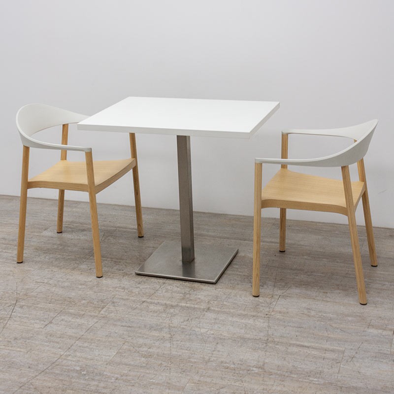 Table de réfectoire L80 Blanc 2nd C