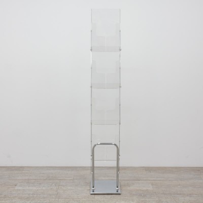 Présentoir pliable transparent