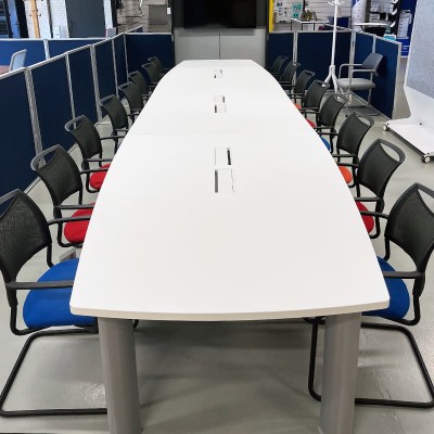 Table de réunion L600 Blanc