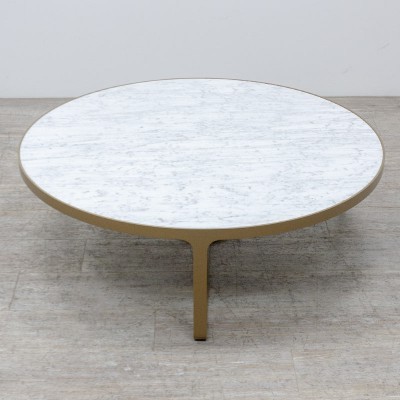 Tacchini table basse Marbre / Doré