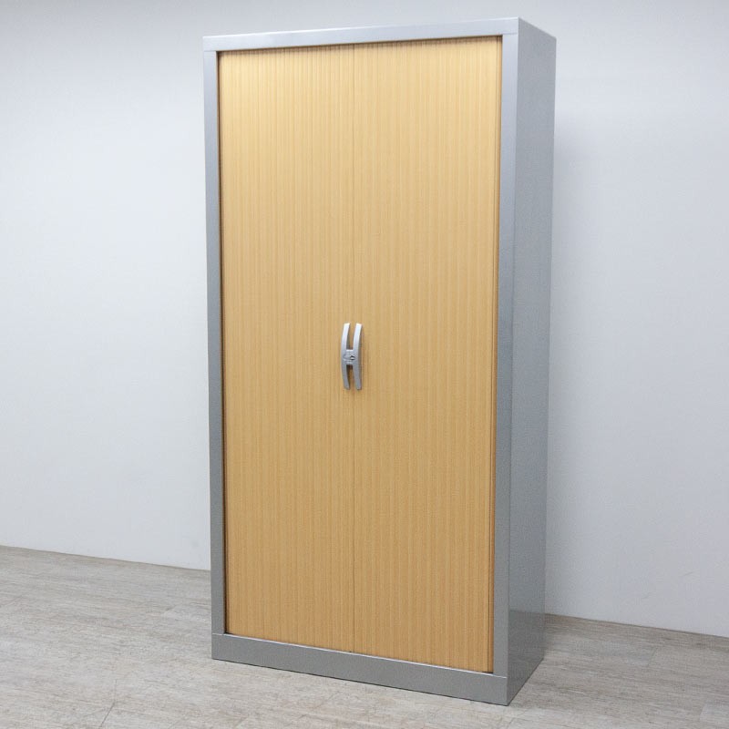 Haworth haute L100 Gris / Merisier