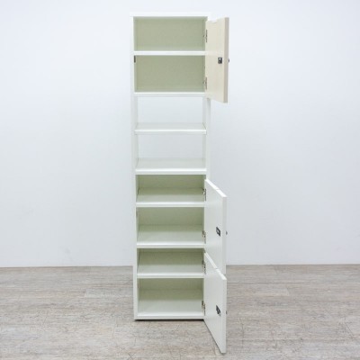 Rangement 4 cases Blanc / Erable