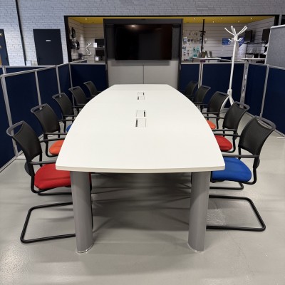 Table de réunion L400 Blanc