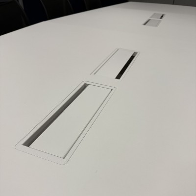 Table de réunion L400 Blanc