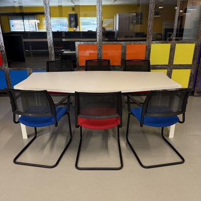 Table Haworth Epure L 200 Blanc