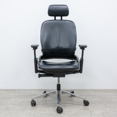 Steelcase Leap V2 similicuir Noir 