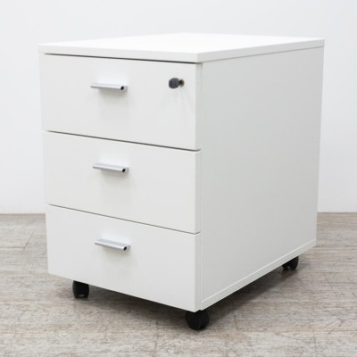 Caisson mobile 3 tiroirs Blanc
