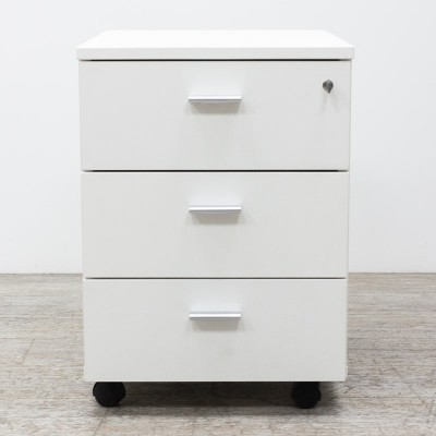 Caisson mobile 3 tiroirs Blanc