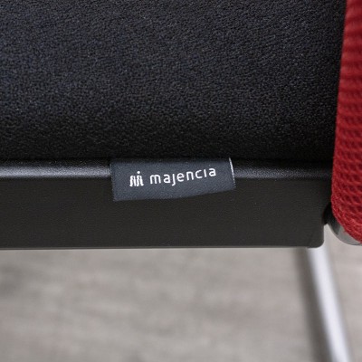 Majencia chaise luge Rouge / Noir
