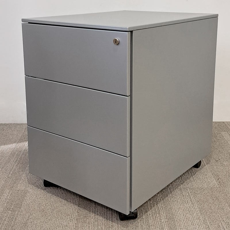 Caisson mobile 3 tiroirs Gris