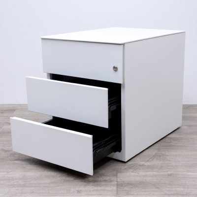 Caisson mobile 3 tiroirs Blanc