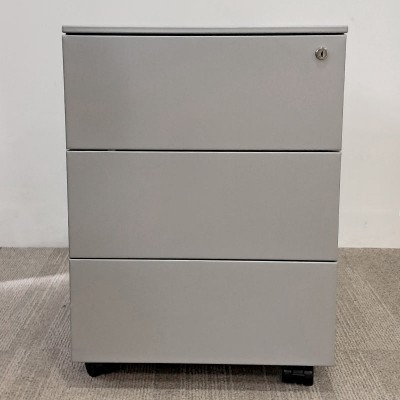 Caisson mobile 3 tiroirs Gris