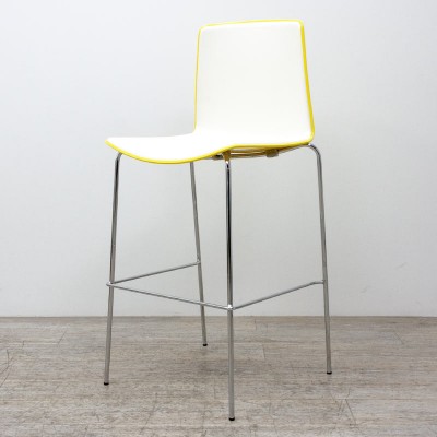 Tabouret Tweet 896 Blanc / Jaune