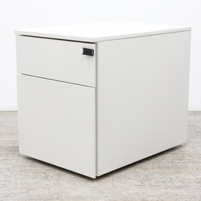Steelcase caisson 2 tiroirs Blanc