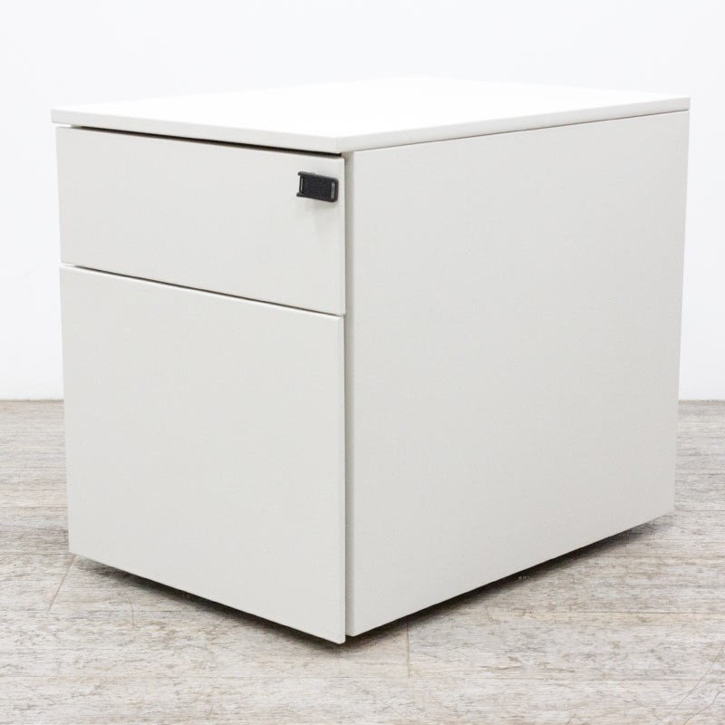Steelcase caisson 2 tiroirs Blanc