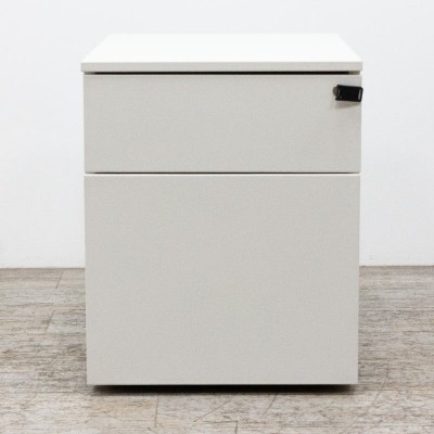 Steelcase caisson 2 tiroirs Blanc